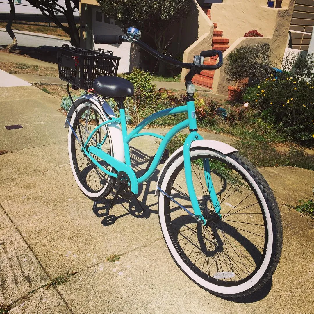 sixthreezero Teal Women's 26" 7 Speed Beach Cruiser Bicycle