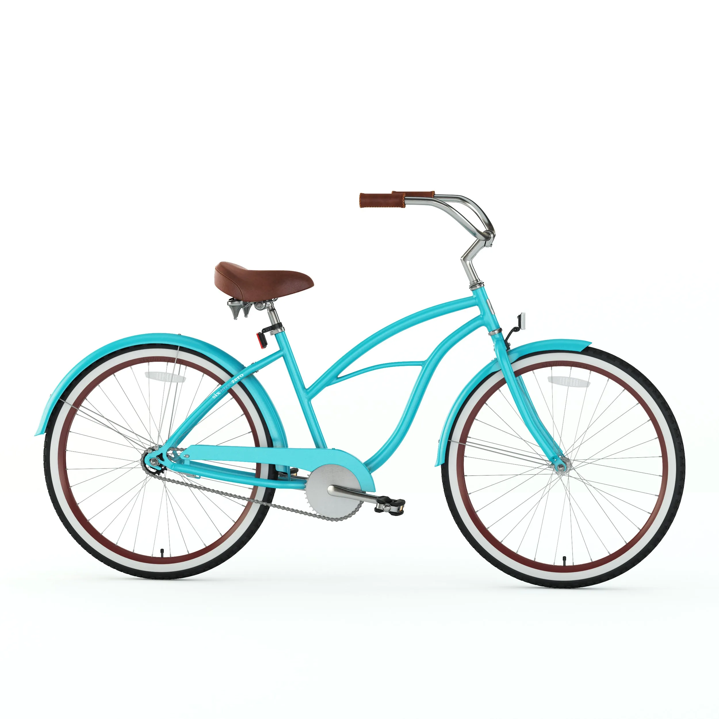 sixthreezero Teal Women's 26" 7 Speed Beach Cruiser Bicycle