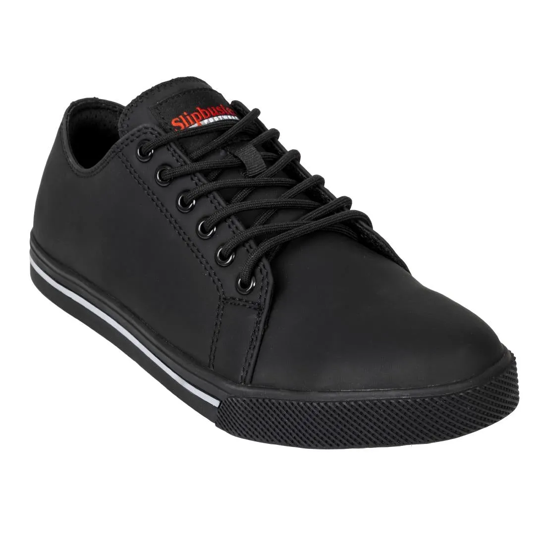 Slipbuster Microfibre Safety Trainers Matte Black 37 - BA060-37