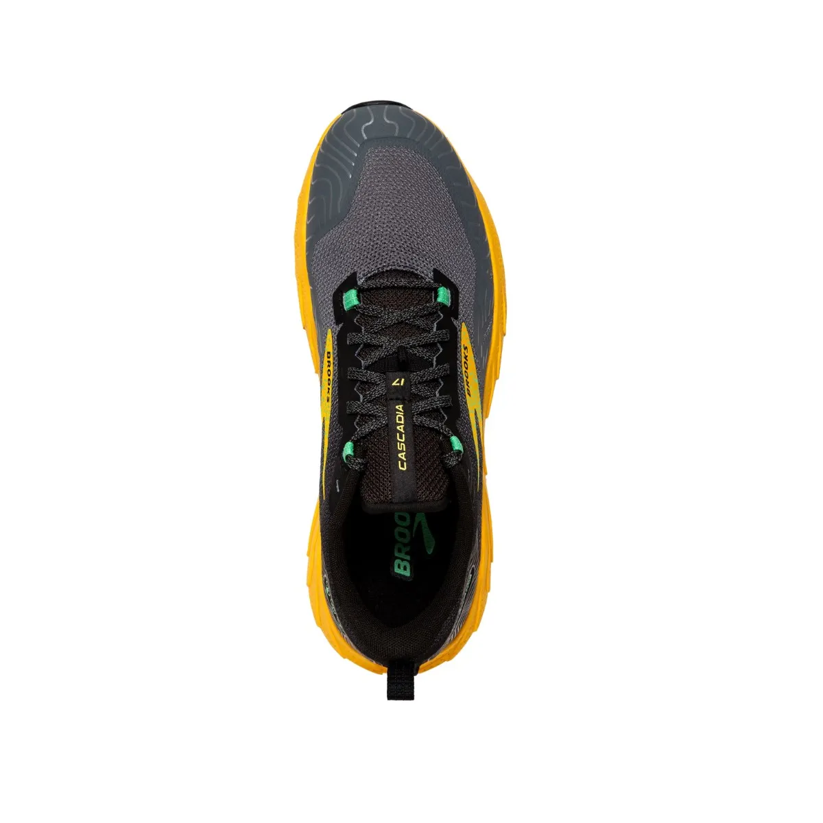 Sneakers Brooks Cascadia 17 Black Yellow SS24