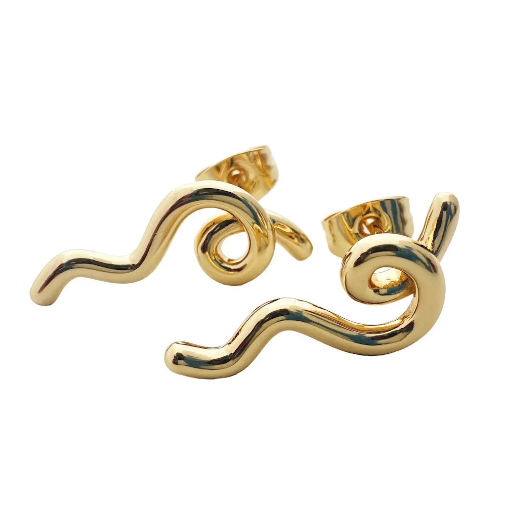 Squiggle Earrings