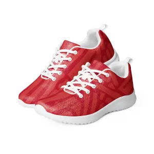 Take a Left at the Fork (Red) - Fly-Knit Shoes - Women’s