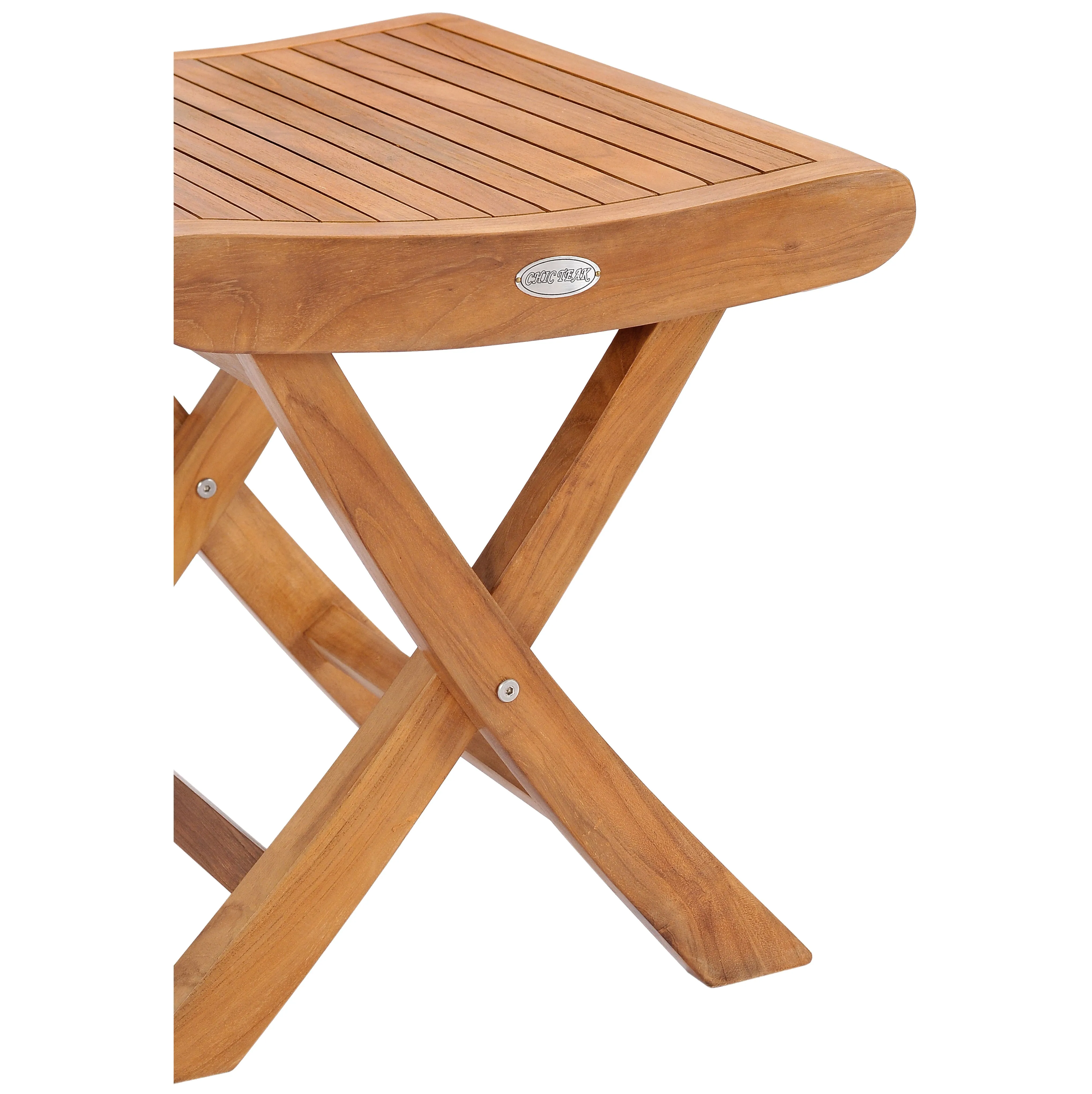 Teak Wood Italy Footstool