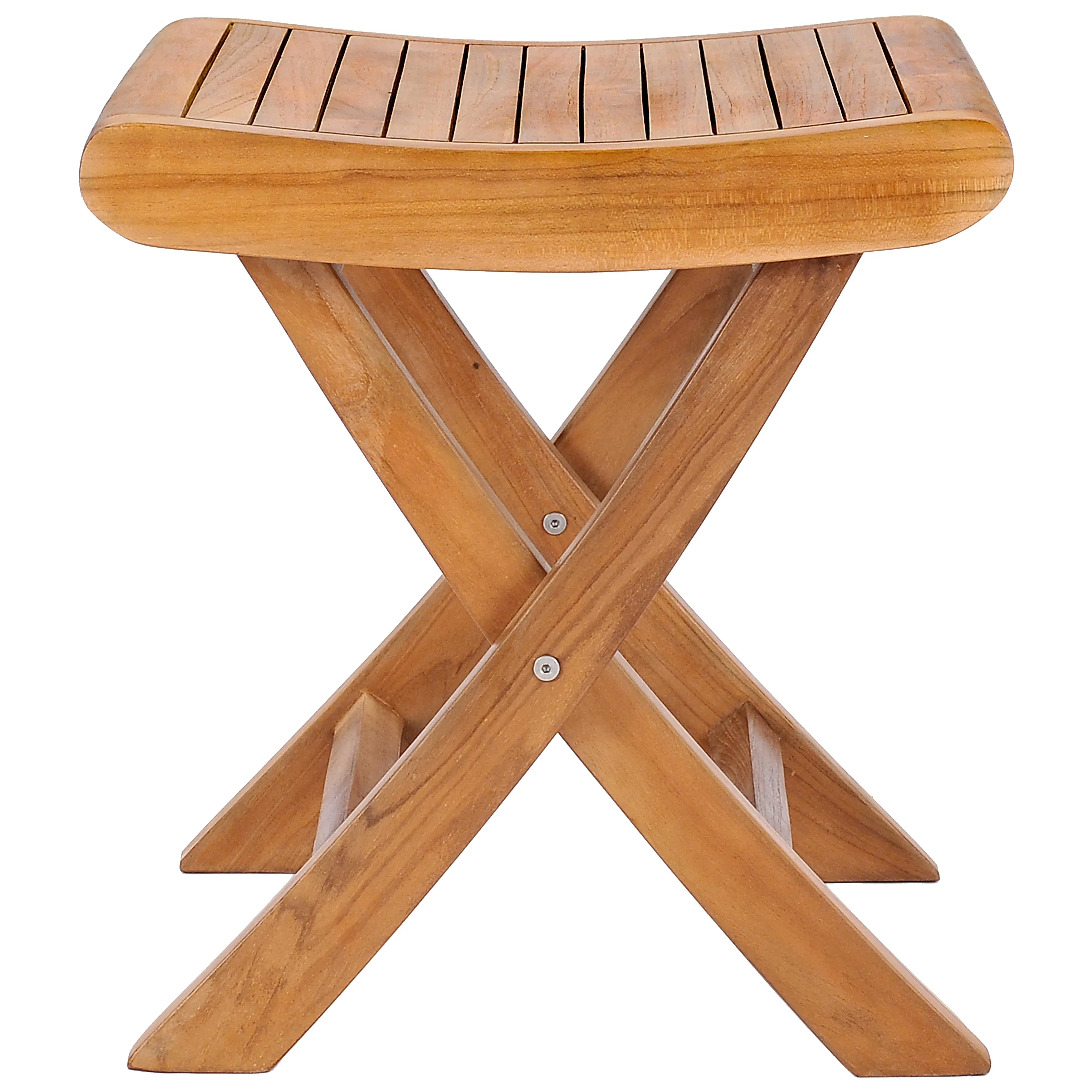 Teak Wood Italy Footstool