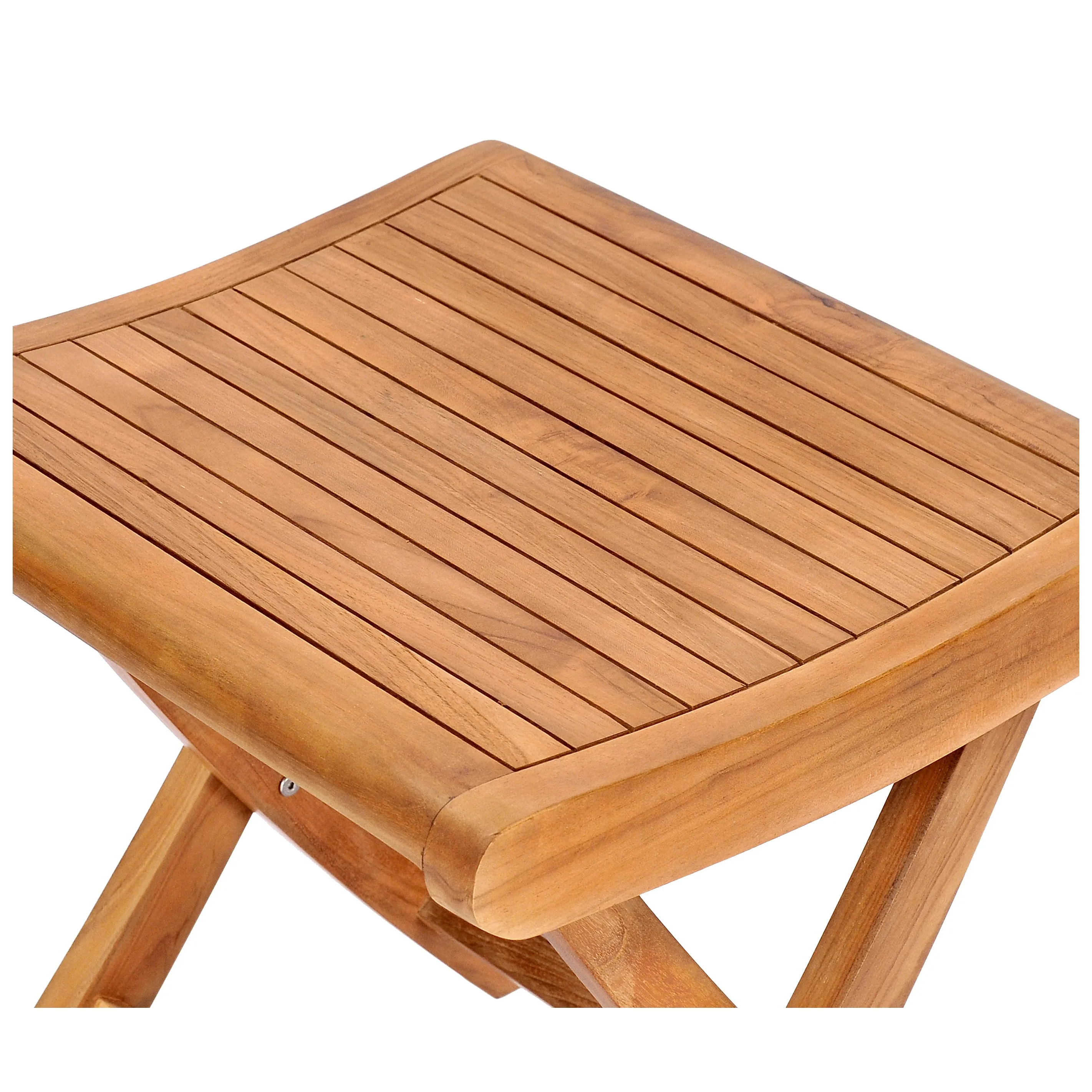 Teak Wood Italy Footstool