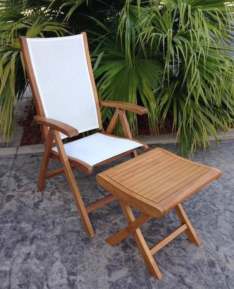 Teak Wood Italy Footstool