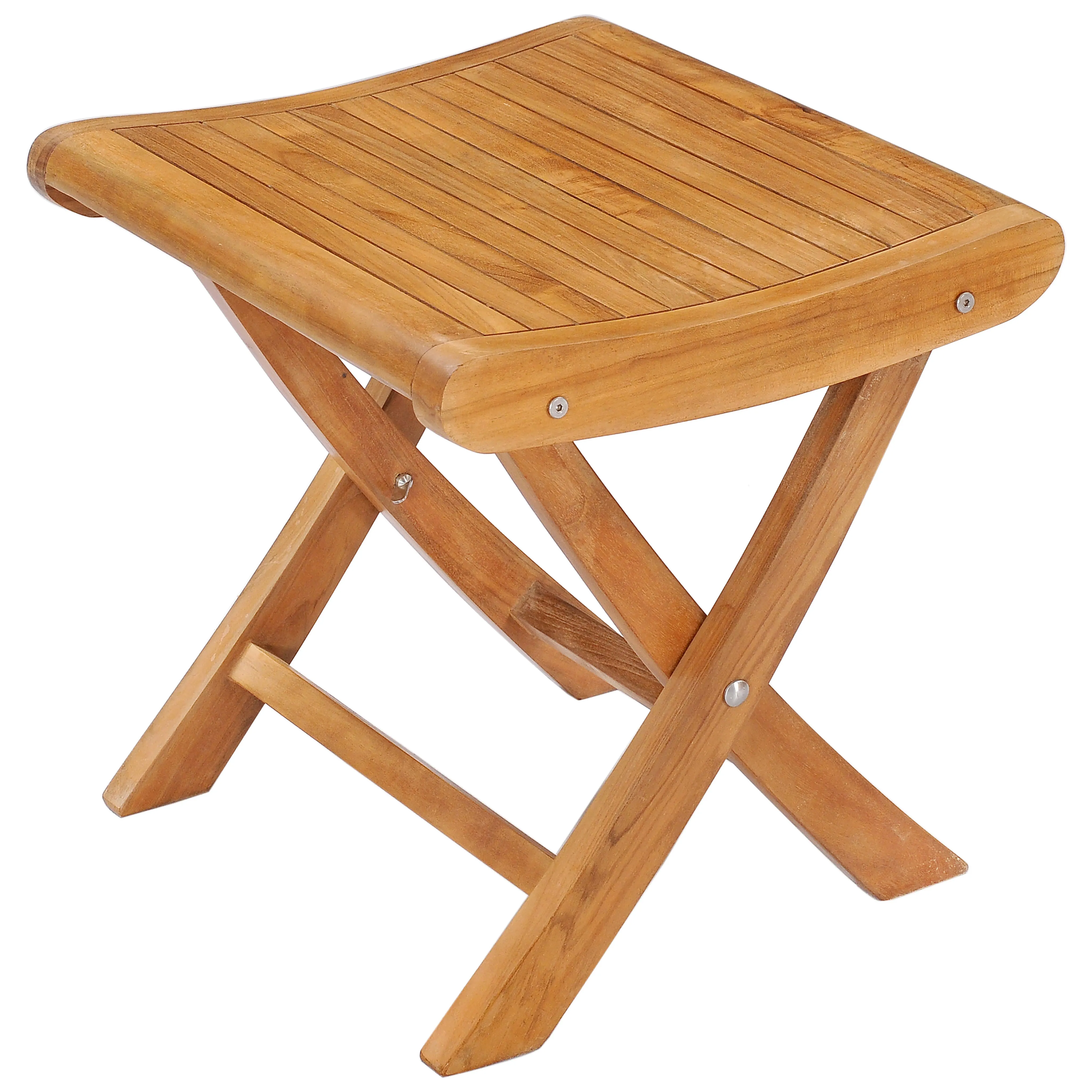 Teak Wood Italy Footstool