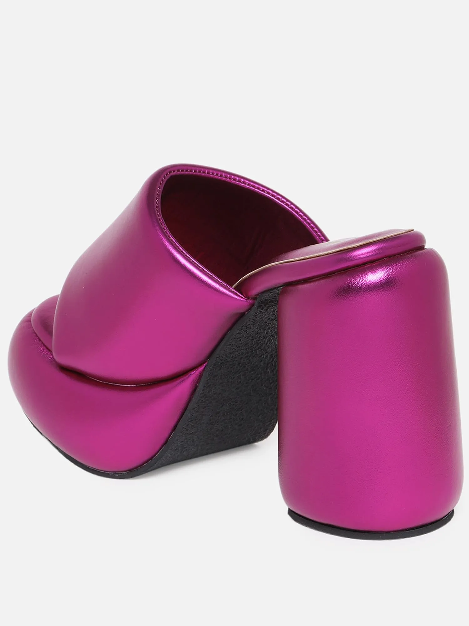 THE QUIRKY NAARI Metallic Chunks - Fuchsia in Trendy Bright Color | Metallic | 5 UK