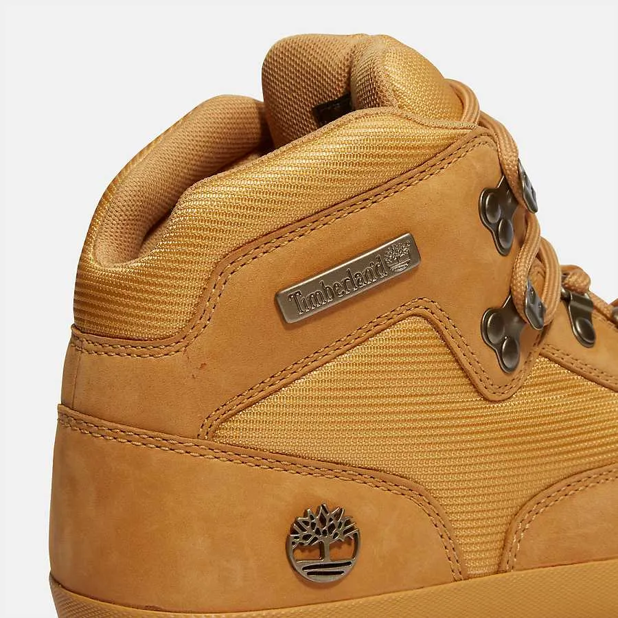 Timberland Men's Euro Hiker Mid Boot Shoes - Wheat Nubuck