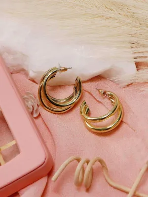 Triple Hoop Earrings