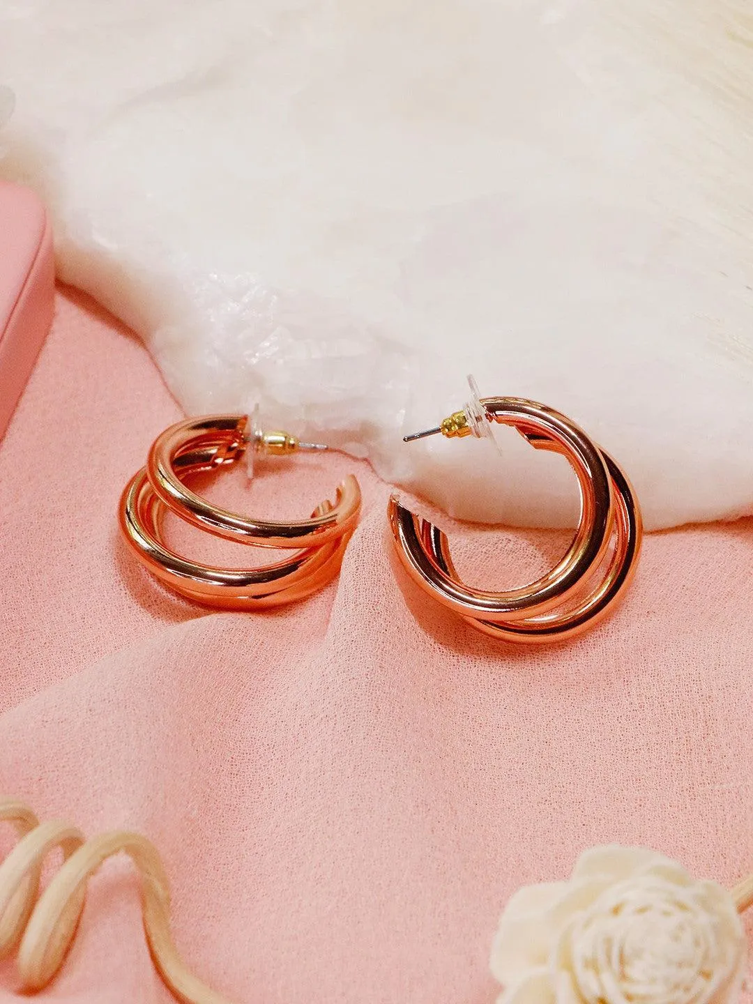 Triple Hoop Earrings