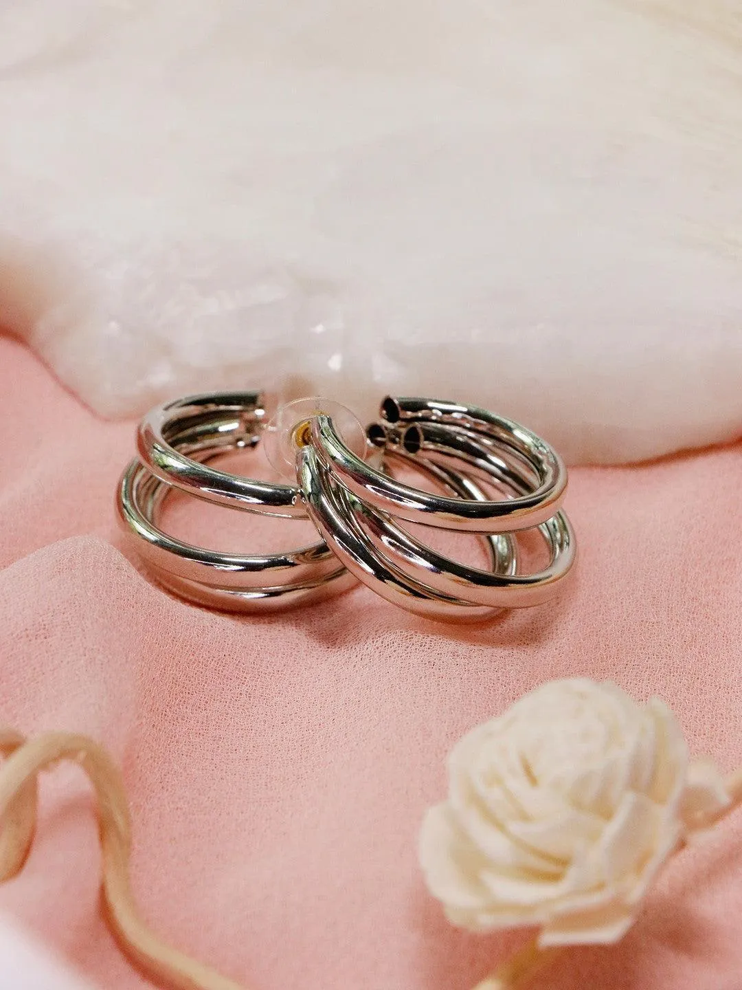 Triple Hoop Earrings