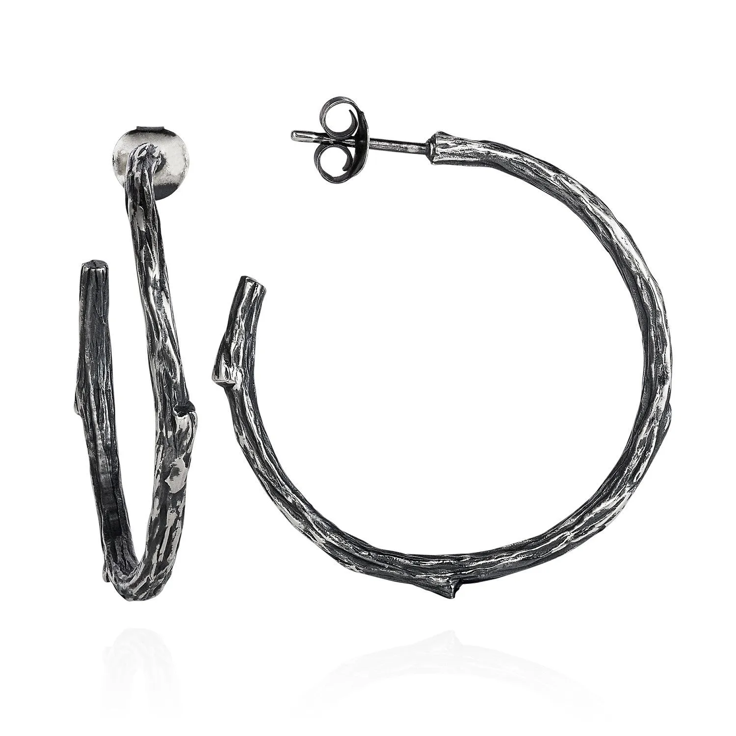 Twig Hoop Earrings by Yasmin Everley