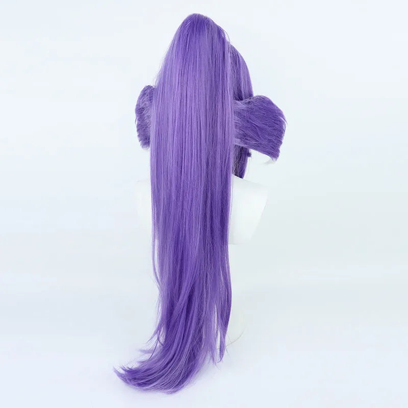 Virtual YouTuber Nijisanji OBSYDIA Selen Tatsuki Purple Cosplay Wig B Edition