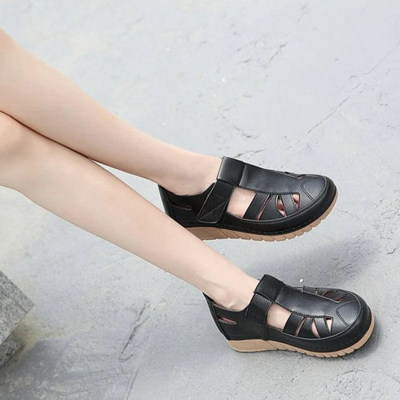 Women Light Soft Hollow Platfoam Sandals