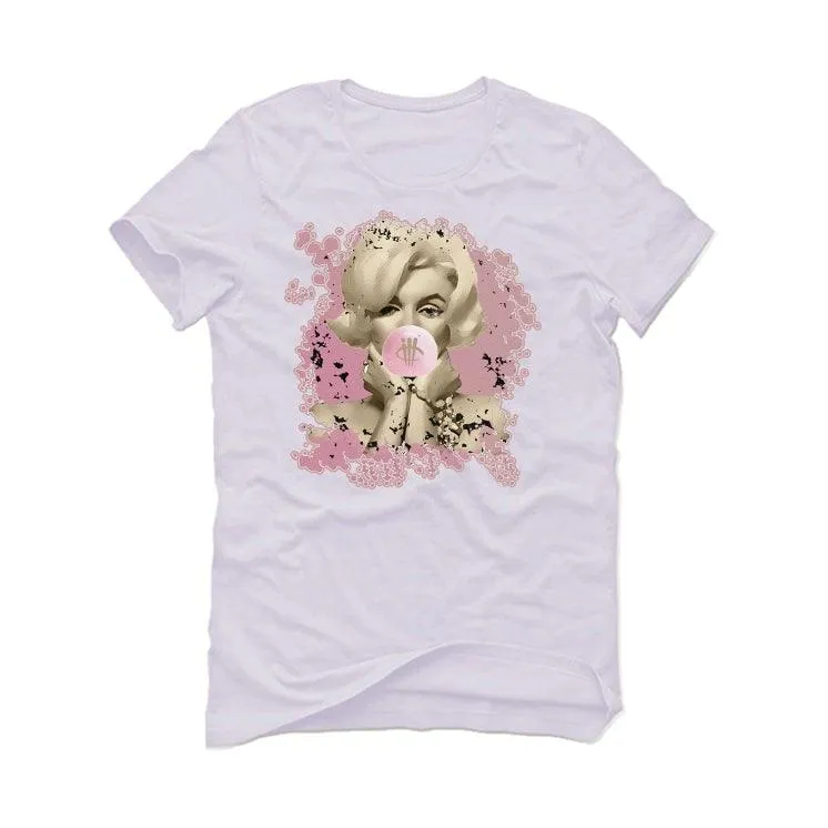 Women's Dunk High (Next Nature Pink Oxford) White T-Shirt (BUBBLE GUM)