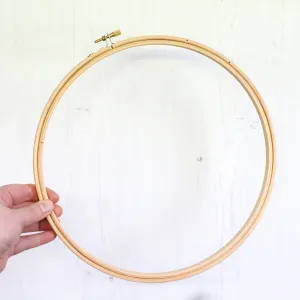 Wooden Embroidery Hoop 10"