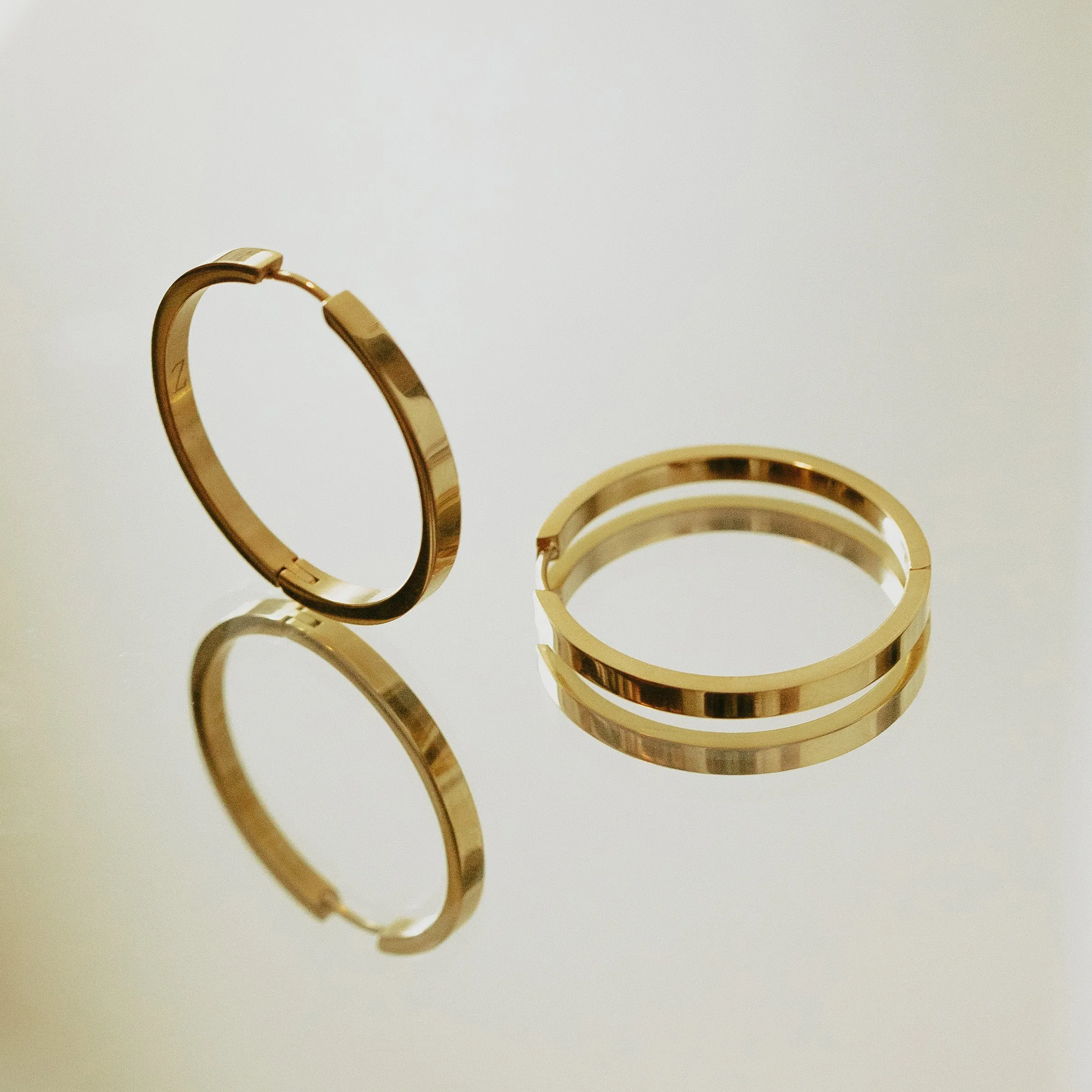 Zaana Large Hoops