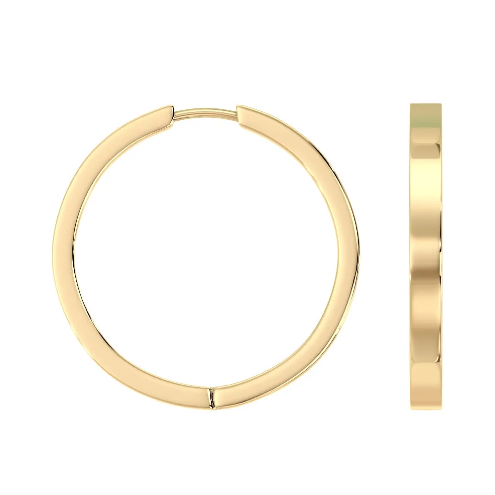 Zaana Large Hoops